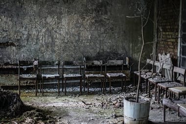 Chernobyl: A Ruined Waiting Room