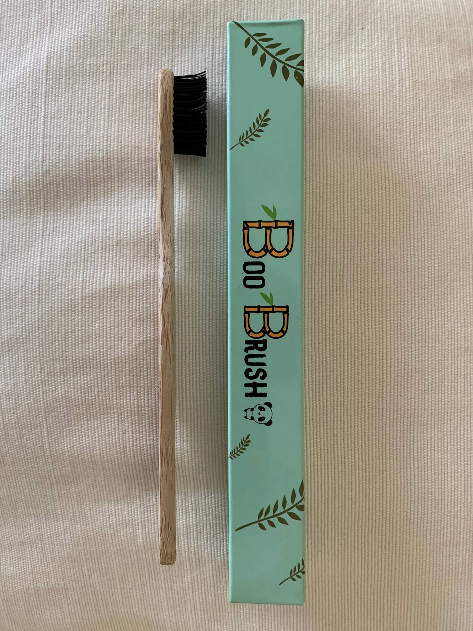 BooBrush bamboo toothbrush.